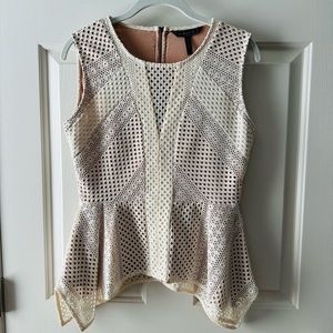 BCBG peplum top! Brand new!